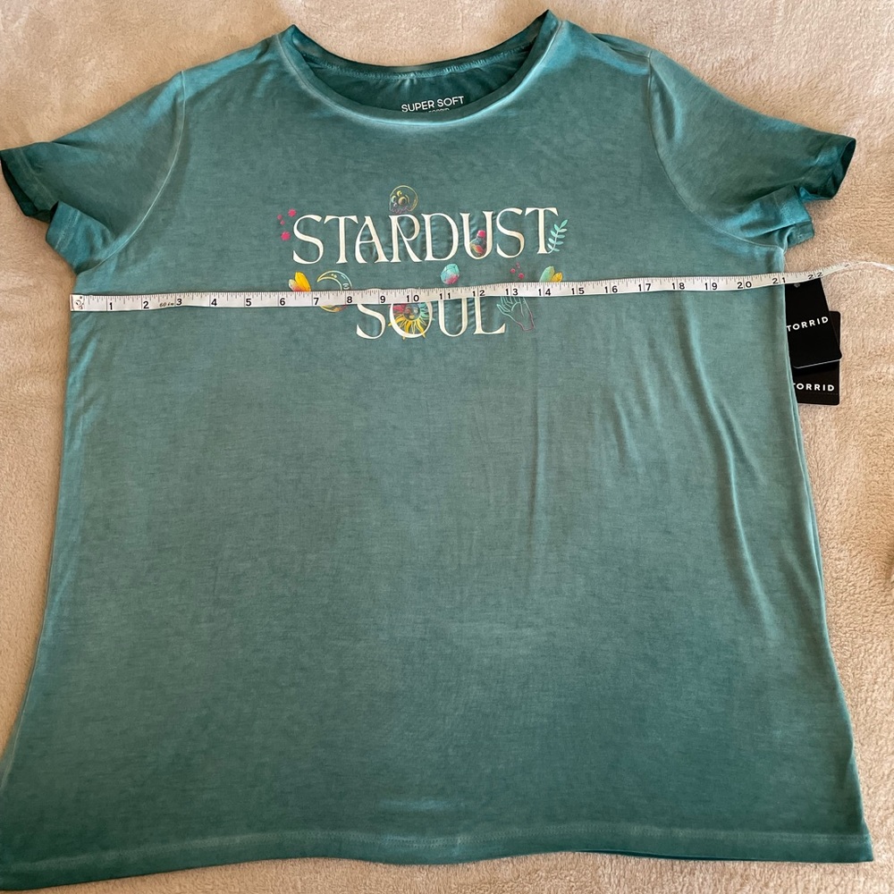 Torrid Lightweight “Stardust” T-Shirt - Size M - Picture 8 of 14